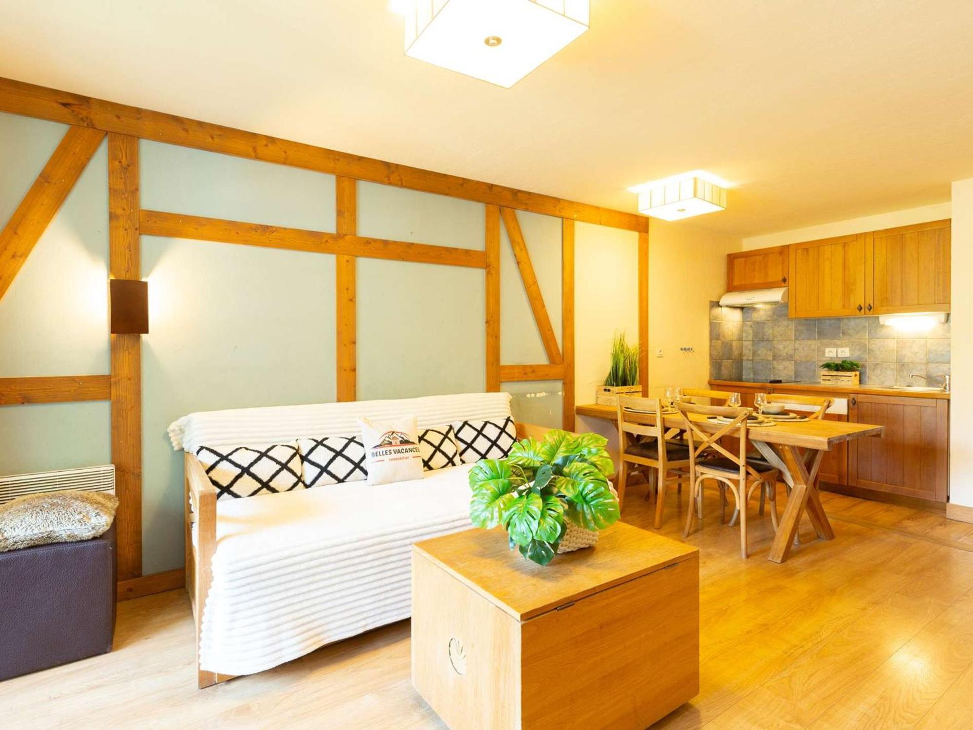 Appartement 10 Pers Avec Piscine, Sauna Et Parking En Centre-Ville De Saint-Lary-Soulan - Fr-1-296-394 Exterior photo